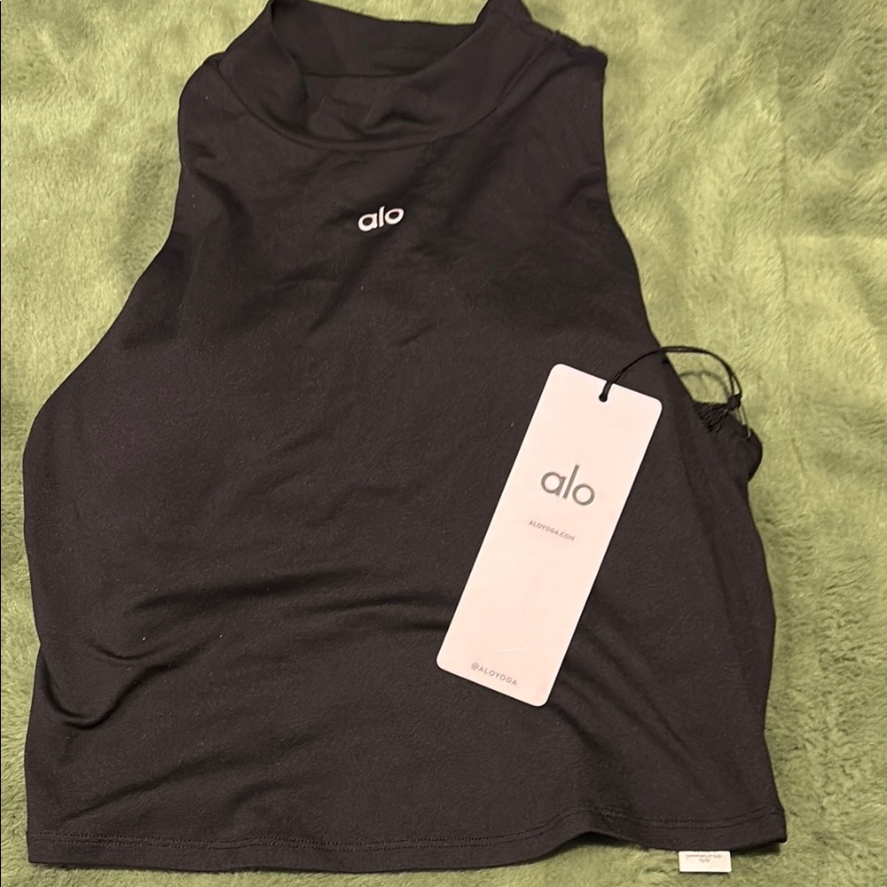 ALO Yoga Black Tank Top